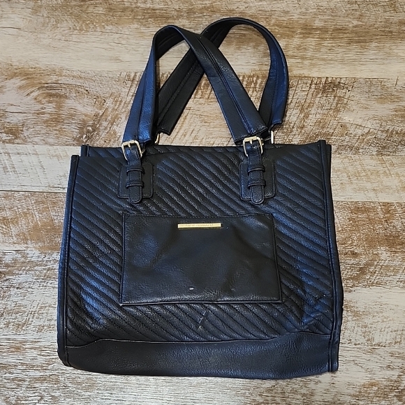 Steve Madden Handbags - Black Quilted Tote Bag